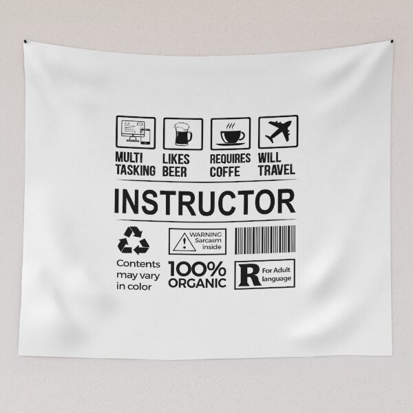 Item preview, instructor T Shirt, MultiTasking Certified Job Gift Item, Job Profession,Mens Womens Girls Dad, instructor Christmas Birthday Gift designed and sold by xlnv.