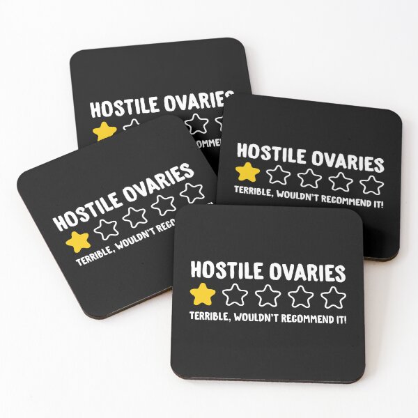 Item preview, Hostile Ovaries Terrible Wouldn't Recommend It! - Funny Hostile Ovaries designed and sold by T-shirt For You.