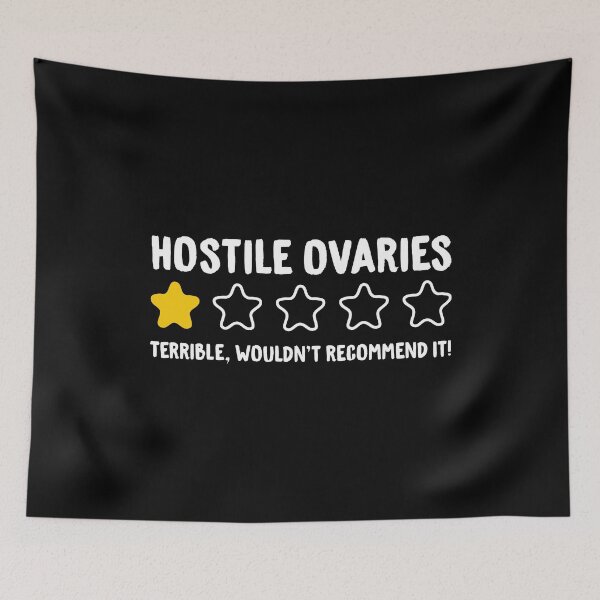 Item preview, Hostile Ovaries Terrible Wouldn't Recommend It! - Funny Hostile Ovaries designed and sold by T-shirt For You.