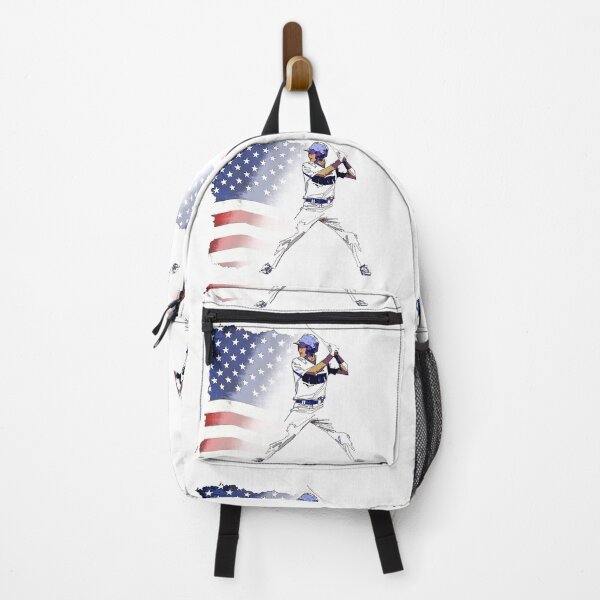 Item preview, Batter Up! - Baseball Player and USA Flag designed and sold by NaturePrints.