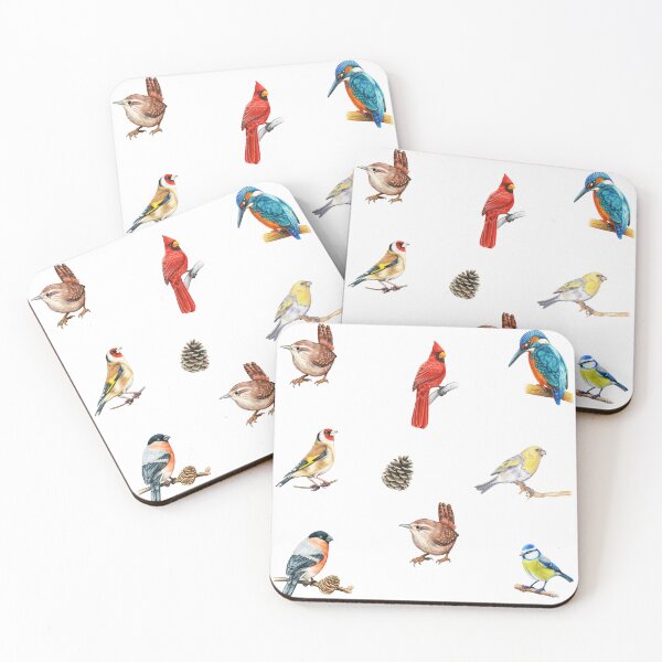 Item preview, Colorful Watercolor Birds designed and sold by silviaol.