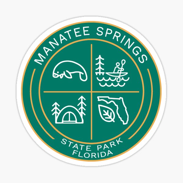 Item preview, Manatee Springs State Park Heraldic Logo designed and sold by VanyaKar.