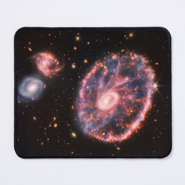 Item preview, JWST Cartwheel Galaxy (8K resolution) designed and sold by bobbooo.