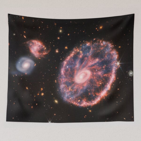 Item preview, JWST Cartwheel Galaxy (8K resolution) designed and sold by bobbooo.