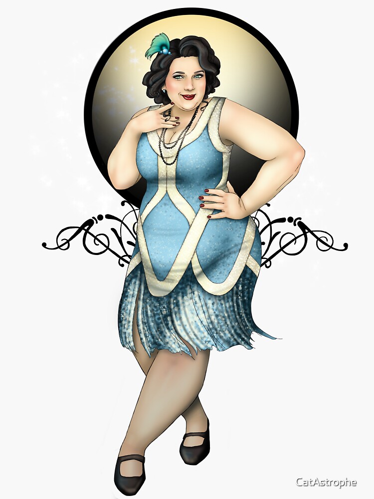 Fat 2025 flapper girl