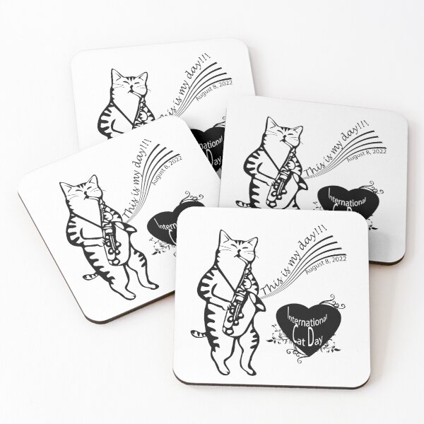 Item preview, International Cat Day KITTLE HUMOR, FUNNY designed and sold by K0tK0tu.