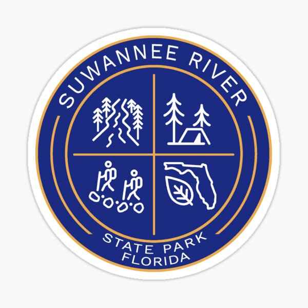 Item preview, Suwannee River State Park Heraldic Logo designed and sold by VanyaKar.