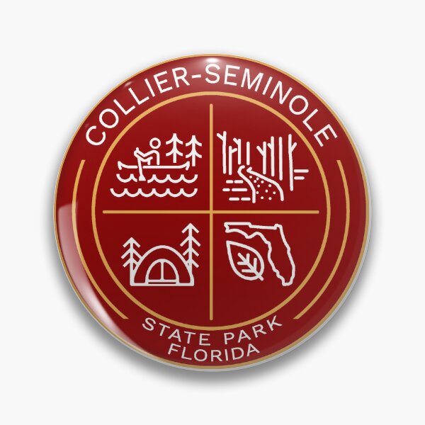 Item preview, Collier-Seminole State Park Heraldic Logo designed and sold by VanyaKar.