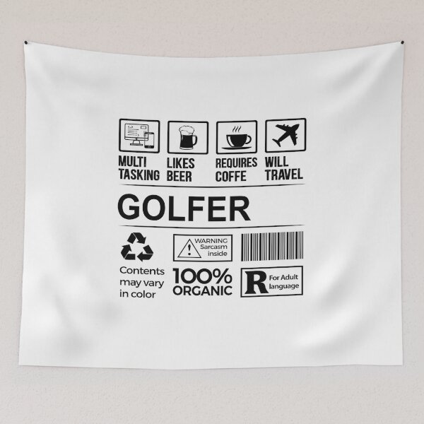 Item preview, golfer T Shirt, MultiTasking Certified Job Gift Item, Job Profession,Mens Womens Girls Dad, golfer Christmas Birthday Gift designed and sold by xlnv.