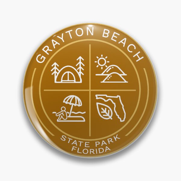 Vista previa del artículo con la obra «Logotipo heráldico del parque estatal de Grayton Beach», diseñado y vendido por VanyaKar.