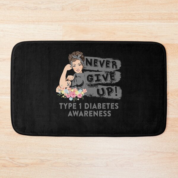 Item preview, Type 1 Diabetes Warrior - Never Give Up! - Support Type 1 Diabetes Warrior Gifts designed and sold by whlrcheryl.