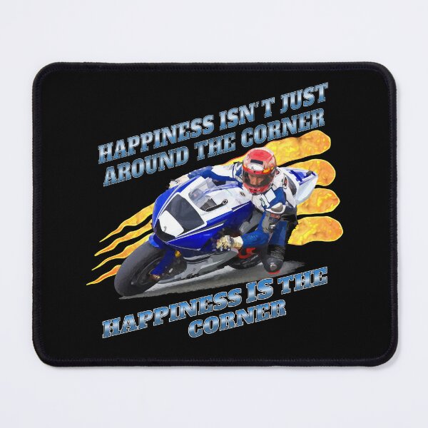 Item preview, Happiness is the corner - motorcycle designed and sold by DonDota.