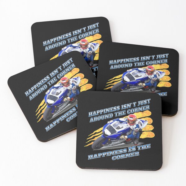 Item preview, Happiness is the corner - motorcycle designed and sold by DonDota.