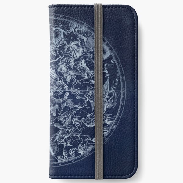Vintage Constellations & Astrological Signs | White iPhone Wallet