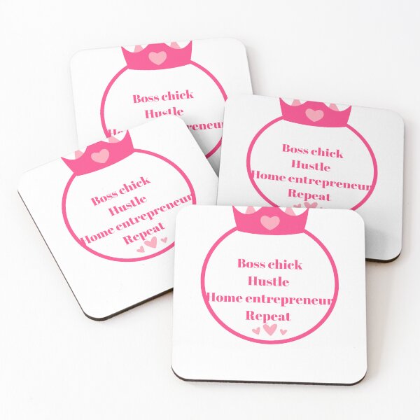 Item preview, Boss chick Hustle Home entrepreneur Repeat designed and sold by Puppy Paws.