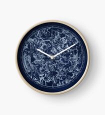 Vintage Constellations & Astrological Signs | White Clock