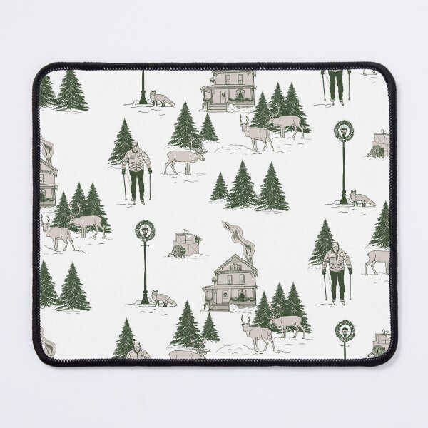 Item preview, Holiday Feels in Green and beige designed and sold by Quick Brown Fox Canada.