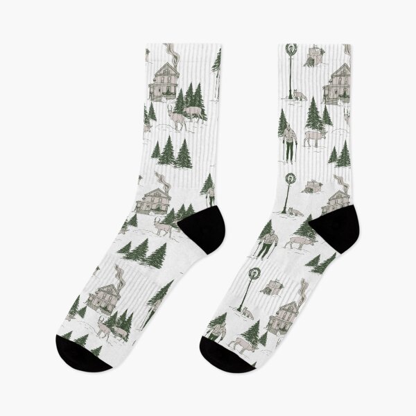 Item preview, Holiday Feels in Green and beige designed and sold by Quick Brown Fox Canada.