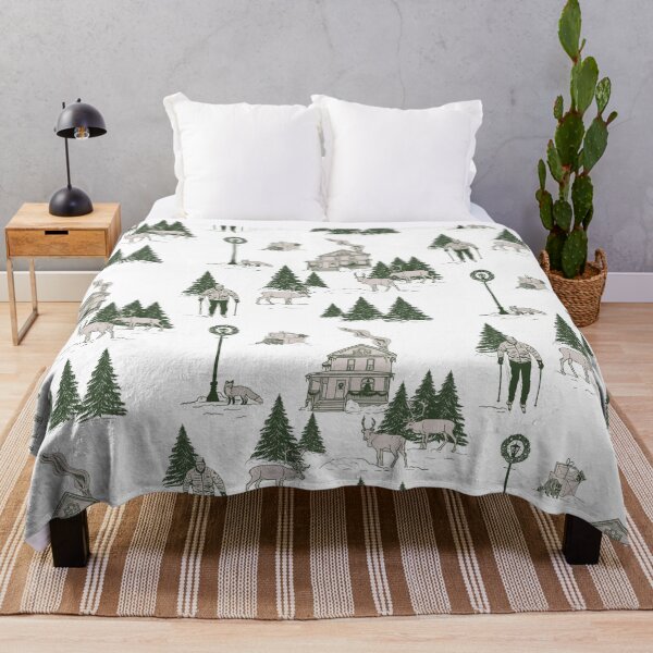 Item preview, Holiday Feels in Green and beige designed and sold by Quick Brown Fox Canada.