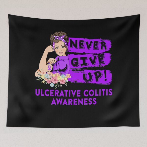 Item preview, Ulcerative Colitis Warrior - Never Give Up! - Support Ulcerative Colitis Warrior Gifts designed and sold by whlrcheryl.