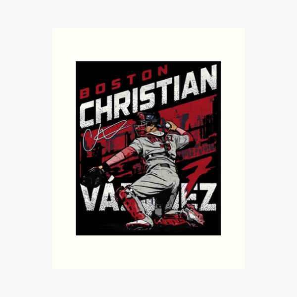  Christian Vazquez Boston Red Sox Poster Print