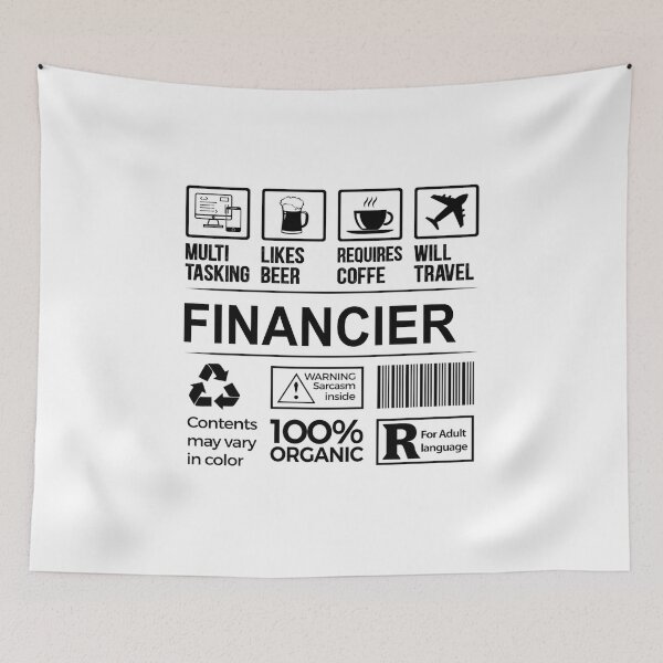 Item preview, financier T Shirt, MultiTasking Certified Job Gift Item, Job Profession,Mens Womens Girls Dad, financier Christmas Birthday Gift designed and sold by xlnv.