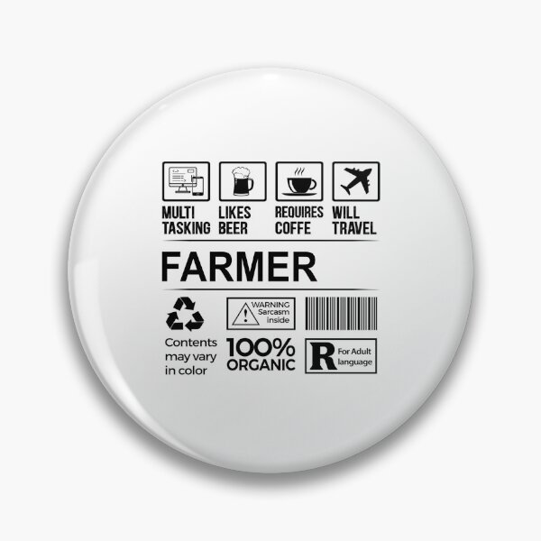 Item preview, farmer T Shirt, MultiTasking Certified Job Gift Item, Job Profession,Mens Womens Girls Dad, farmer Christmas Birthday Gift designed and sold by xlnv.