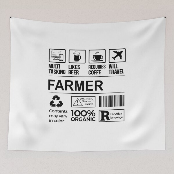 Item preview, farmer T Shirt, MultiTasking Certified Job Gift Item, Job Profession,Mens Womens Girls Dad, farmer Christmas Birthday Gift designed and sold by xlnv.