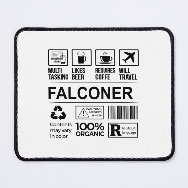 Item preview, falconer T Shirt, MultiTasking Certified Job Gift Item, Job Profession,Mens Womens Girls Dad, falconer Christmas Birthday Gift designed and sold by xlnv.