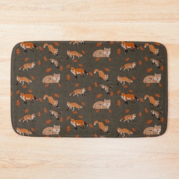 Item preview, Red Foxes in Brown designed and sold by Ashley Gagnon.
