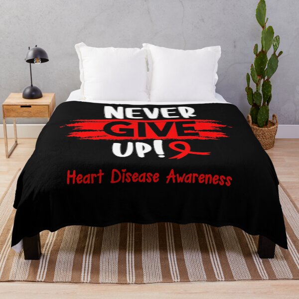 Item preview, Heart Disease Warrior - Heart Disease Awareness - Never Give Up! designed and sold by Robbsyn.