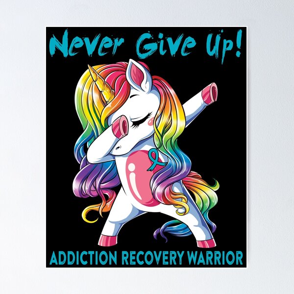 Item preview, Addiction Recovery Warrior - Never Give Up! - Support Addiction Recovery Warrior Gifts designed and sold by whlrcheryl.