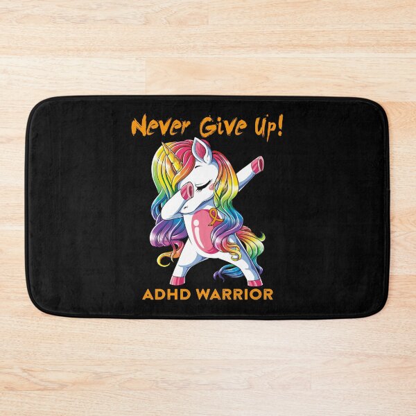 Item preview, ADHD Warrior - Never Give Up! - Support ADHD Warrior Gifts designed and sold by whlrcheryl.