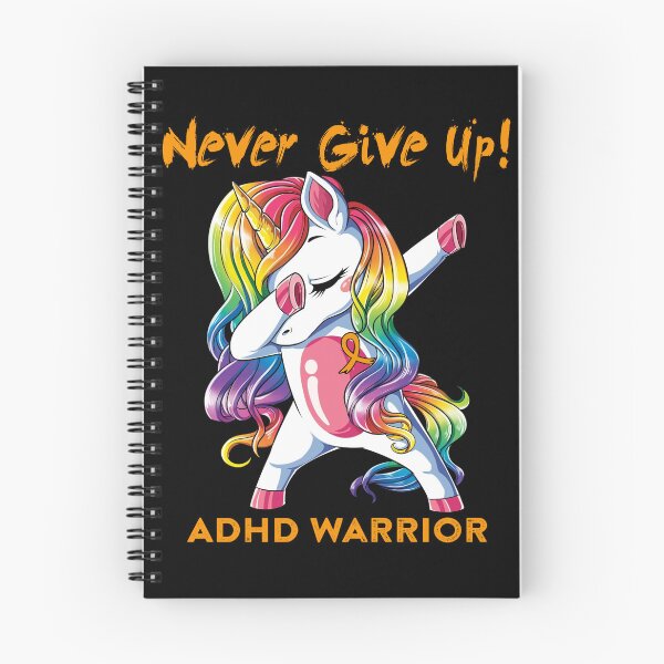 Item preview, ADHD Warrior - Never Give Up! - Support ADHD Warrior Gifts designed and sold by whlrcheryl.