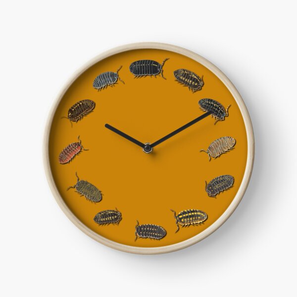 Item preview, Pill bugs clock. designed and sold by Luggnagg.