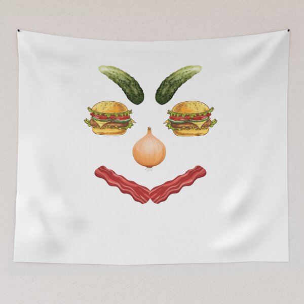 Item preview, Burger Face designed and sold by Rickido.