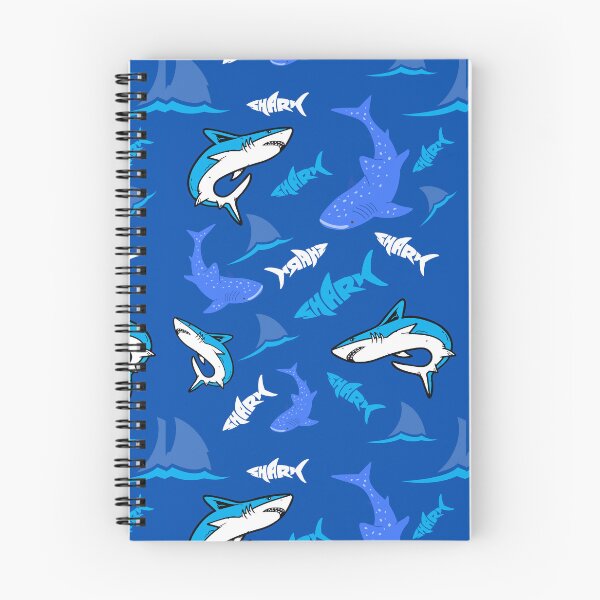 Item preview, Blue Shark Pattern  designed and sold by RedSparkle.