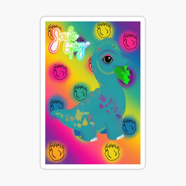 Cute Chihuahua Lisa Frank Style Sticker Sticker for Sale by  SoulShineSupply