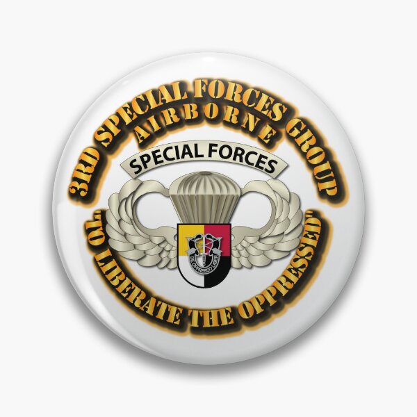 Item preview, SOF - 3rd SFG - Airborne Badge designed and sold by Military Insignia Products.