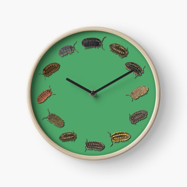 Item preview, Pill bug clock. designed and sold by Luggnagg.