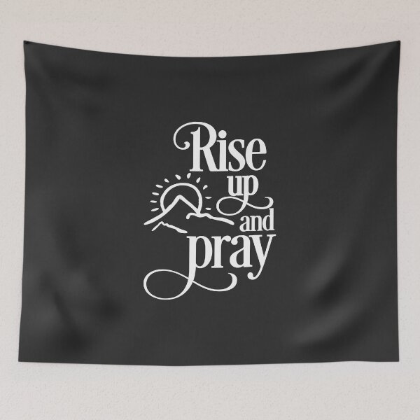 Item preview, Christian Design - Rise Up and Pray designed and sold by simplydesignart.