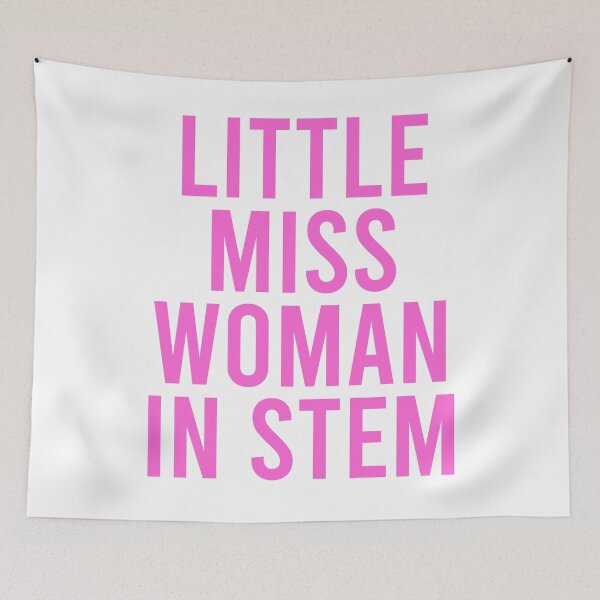 Item preview, Little Miss Woman In Stem - Pink designed and sold by Jillian Henriques.