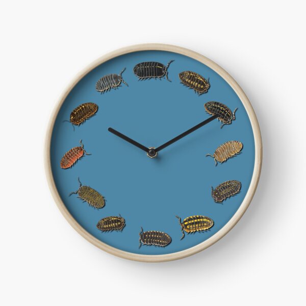 Item preview, Pill bug clock. designed and sold by Luggnagg.