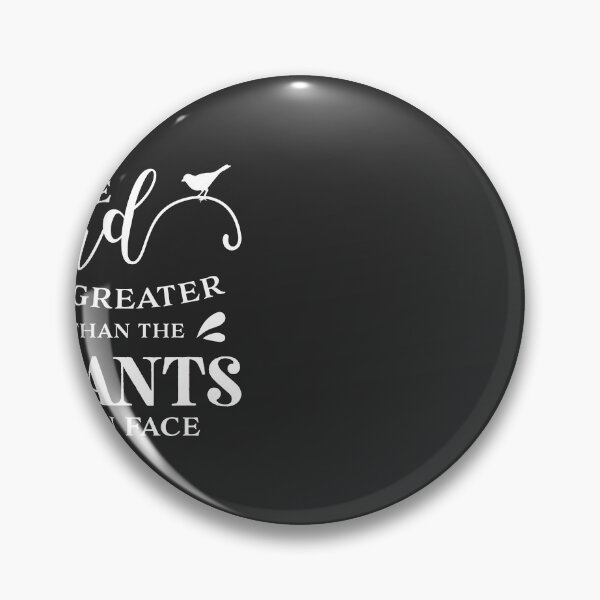 Item preview, Christian Design - The Lord is Greater than the Giants You Face designed and sold by simplydesignart.