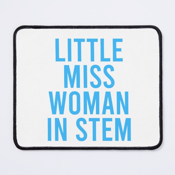 Item preview, Little Miss Woman In Stem - Blue designed and sold by Jillian Henriques.
