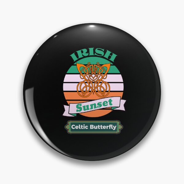 Artikelvorschau, Keltischer Schmetterling des irischen Sonnenuntergangs entworfen und verkauft von IrishPOD.