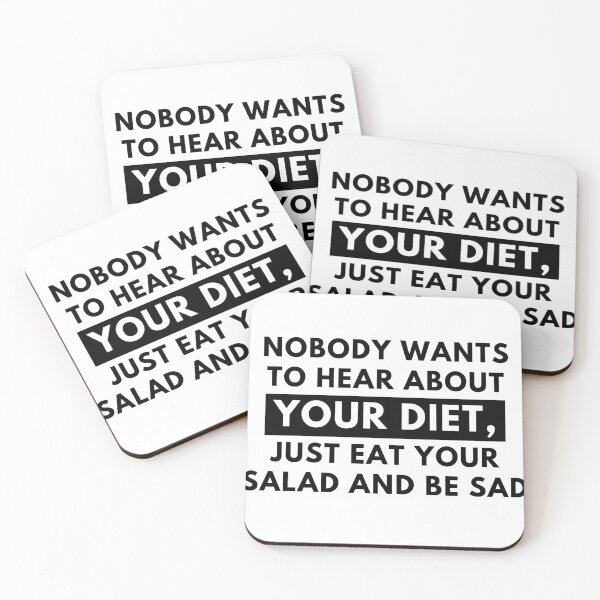 Item preview, No to Diets designed and sold by TjeerdWillem.