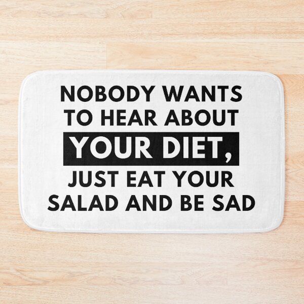 Item preview, No to Diets designed and sold by TjeerdWillem.
