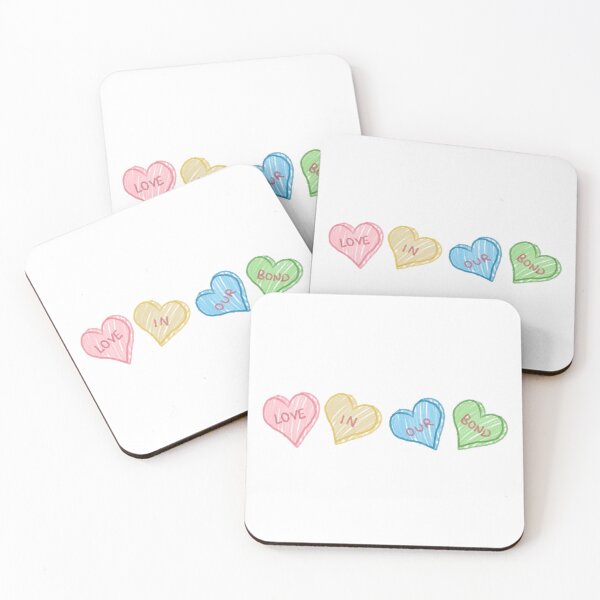 Item preview, LOVE IN OUR BOND Candy Hearts designed and sold by abbeygfrerer.