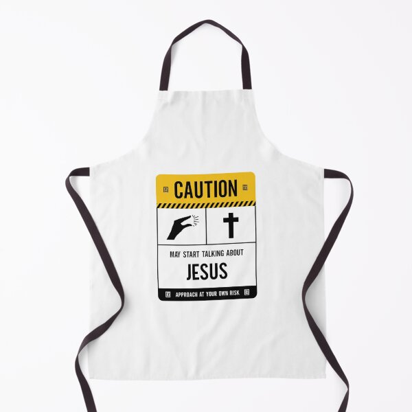 Item preview, Caution May Start Talking About Jesus designed and sold by Uppercase Tees.